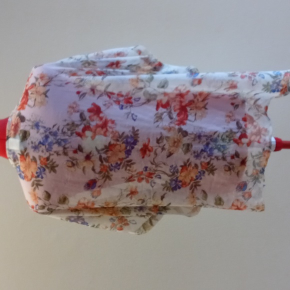 Kimono Floral Cardigan Bobeau Size S - Picture 2 of 5